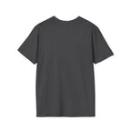 Floral Camper Van 2 T-Shirt in Dark Heather, plain back view.