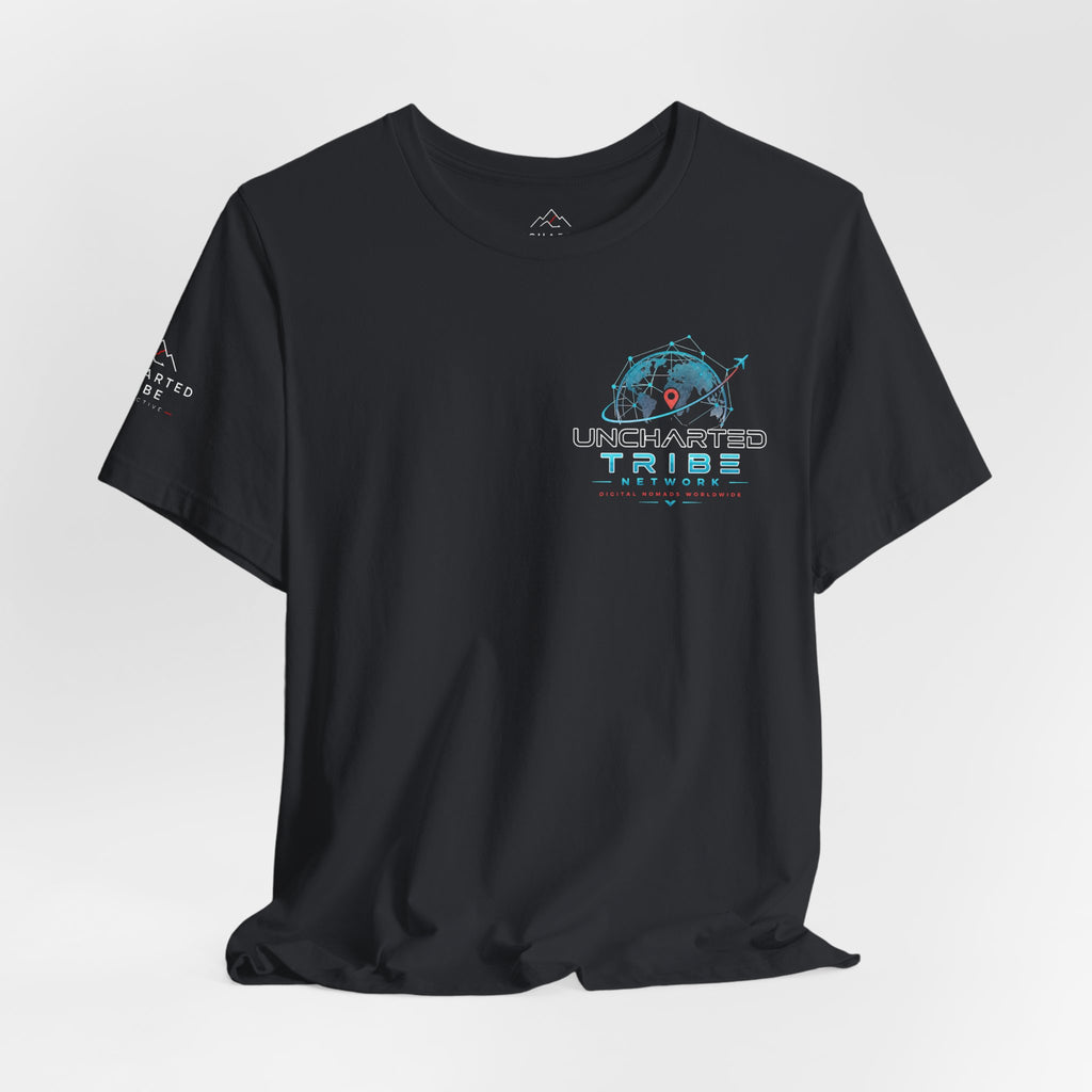 Uncharted Tribe Network — Cyber Unisex Jersey Short Sleeve Tee