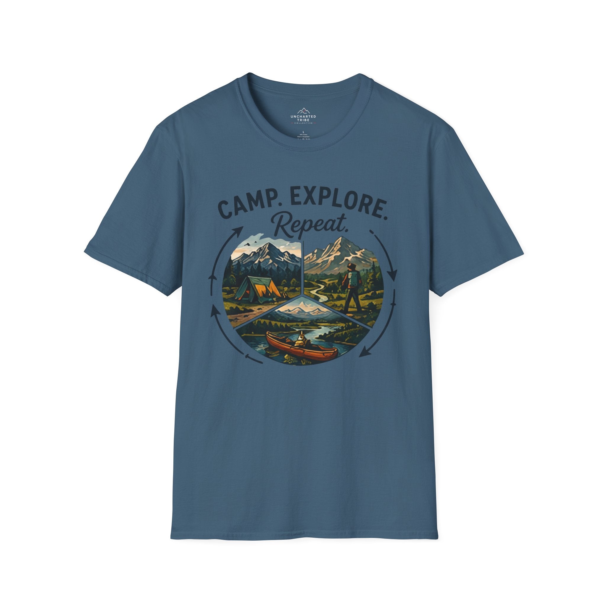 Camp. Explore. Repeat. T-Shirt