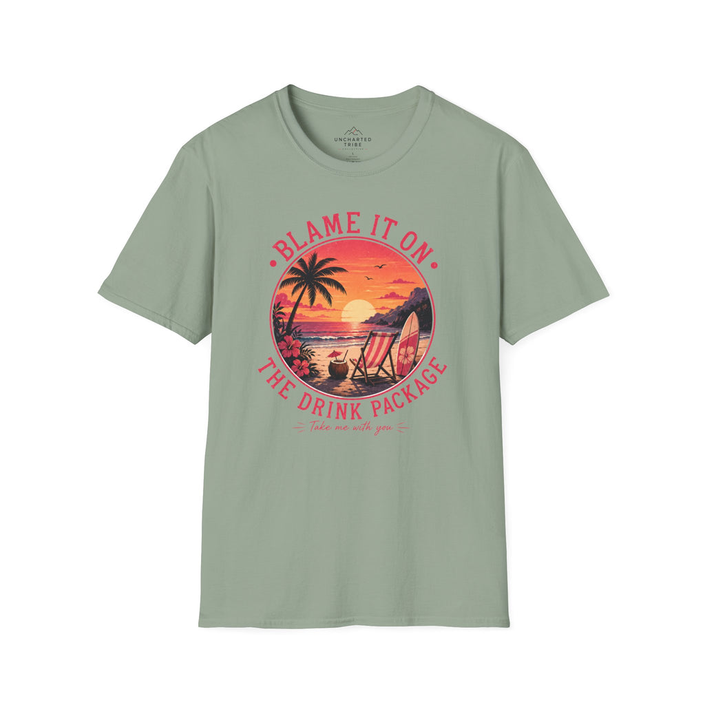 Blame It On The Drink Package — Sunset Beach T-Shirt