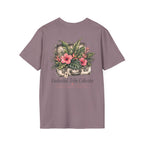 Packed the Island T-Shirt in Paragon, back view.