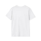 Floral Camper Van 2 T-Shirt in White, plain back view.