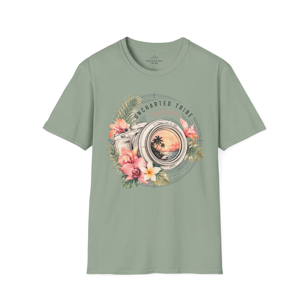 Floral Camera T-Shirt