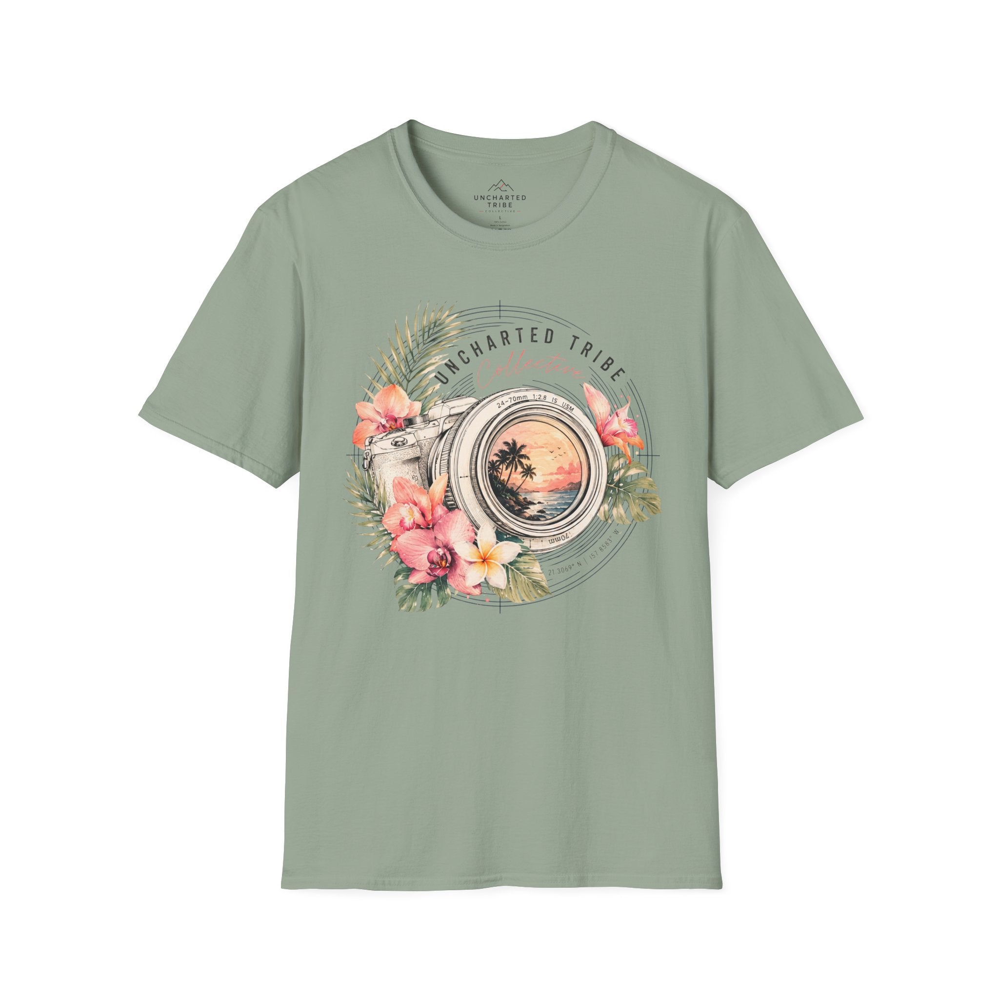 Floral Camera T-Shirt