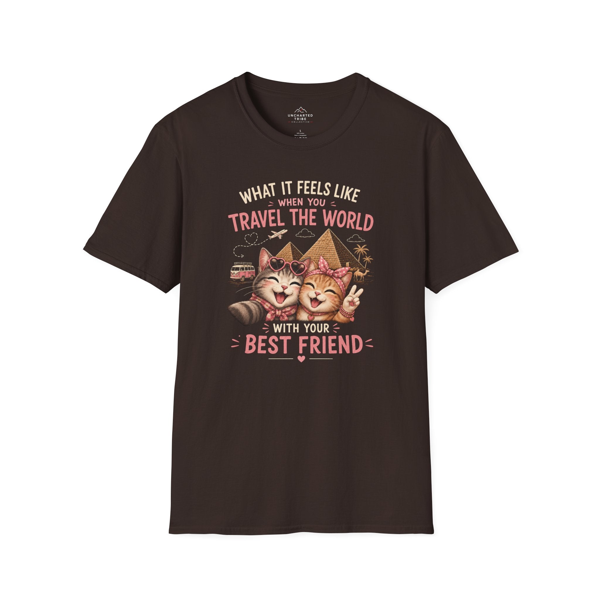 Traveling Kitty Best Friends T-Shirt