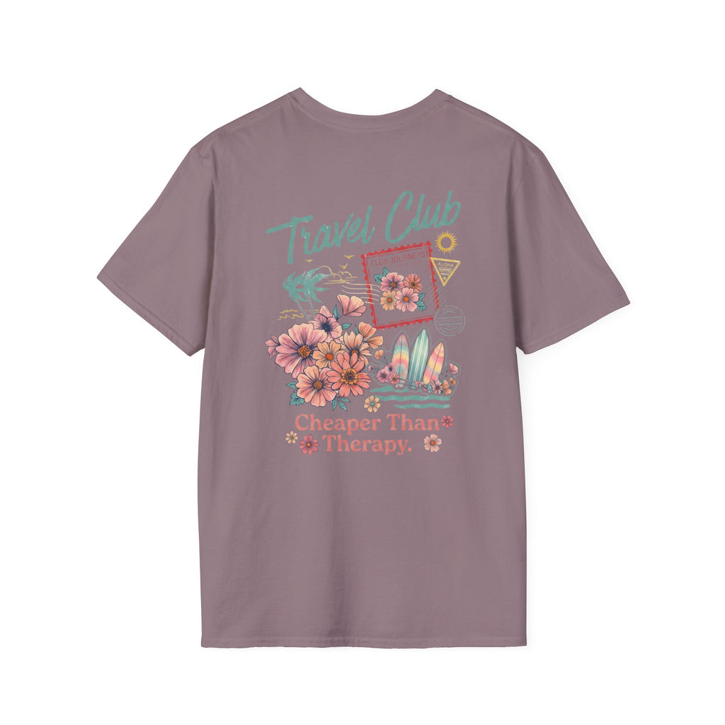 Travel Club T-Shirt in Paragon, back view.