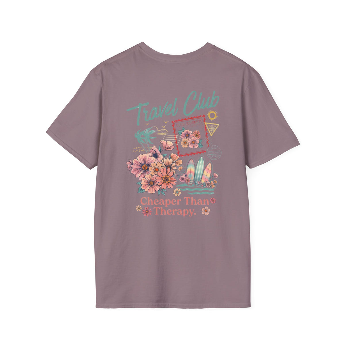 Travel Club T-Shirt in Paragon, back view.