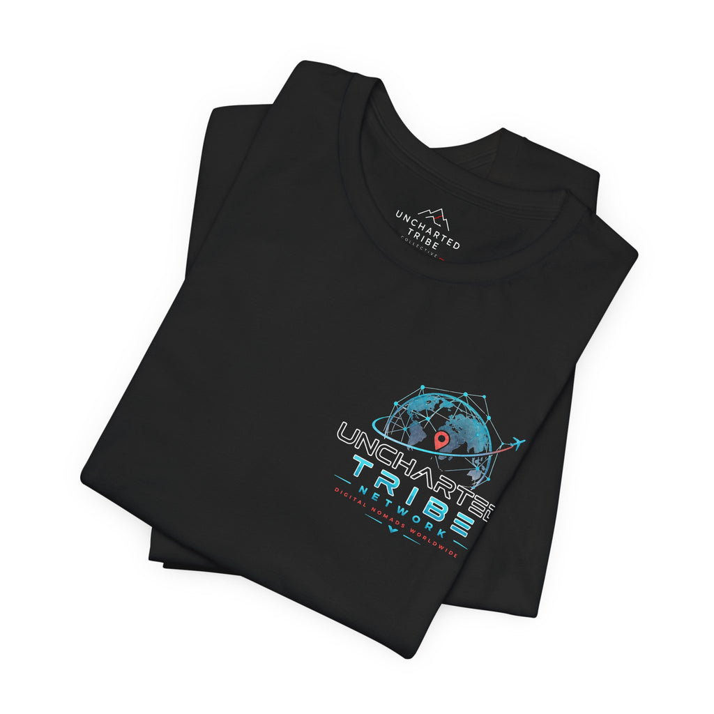 Uncharted Tribe Network — Cyber Unisex Jersey Short Sleeve Tee