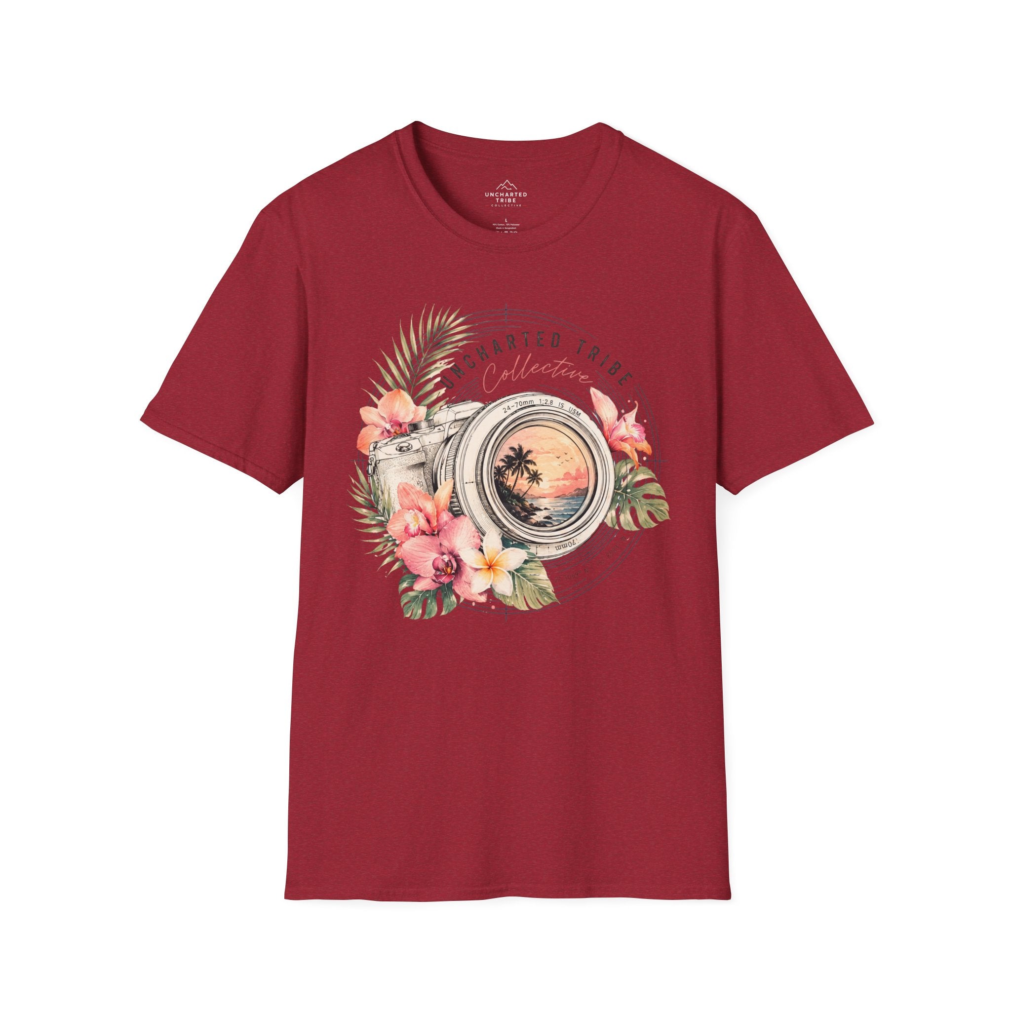 Floral Camera T-Shirt