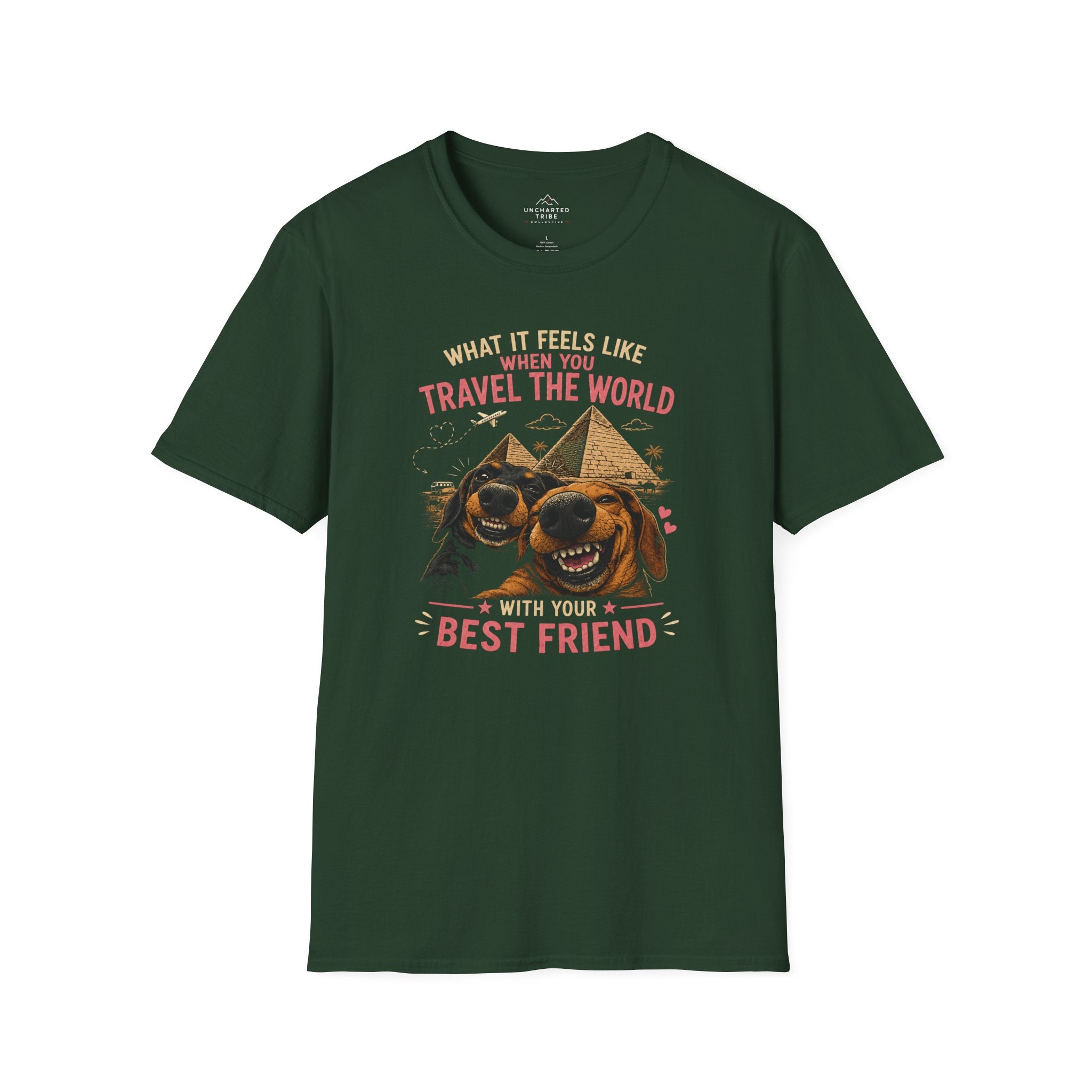 Traveling dogs Best Friends T-Shirt