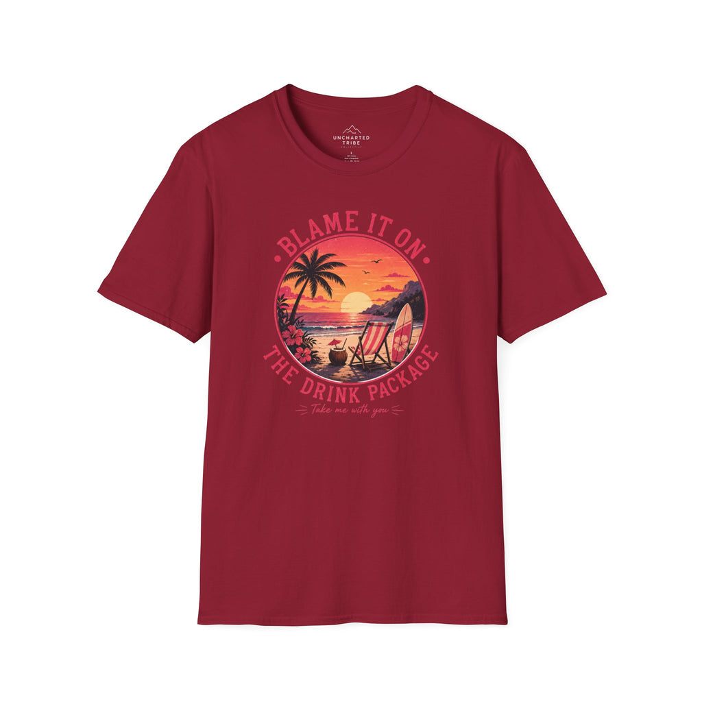 Blame It On The Drink Package — Sunset Beach T-Shirt