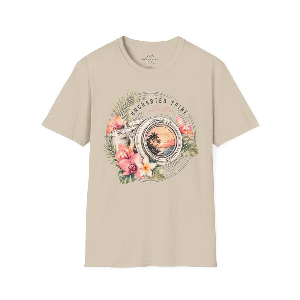 Floral Camera T-Shirt