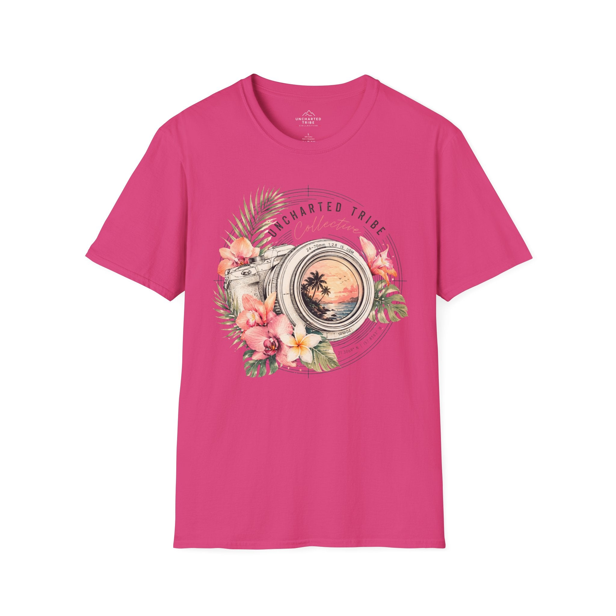 Floral Camera T-Shirt