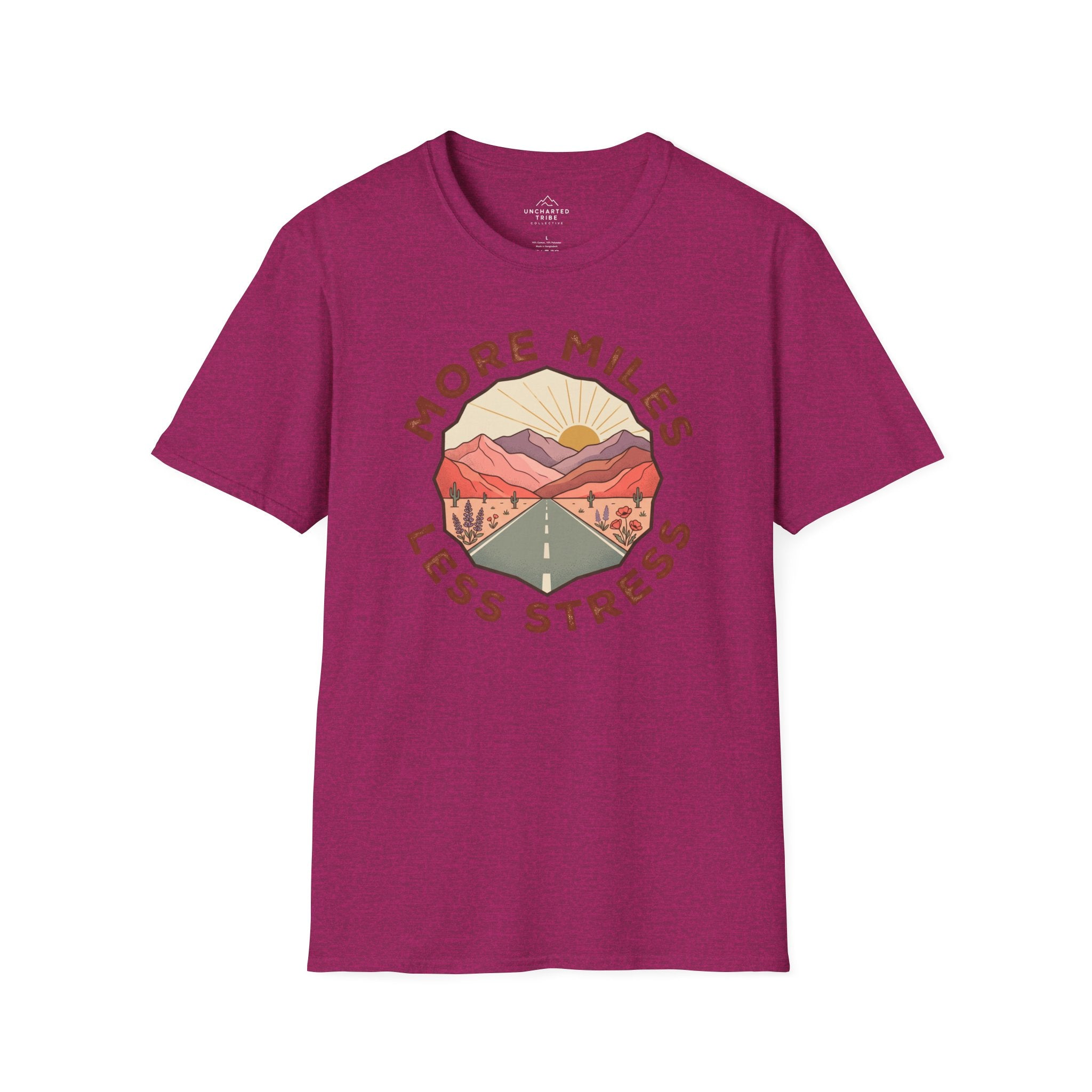 More Miles and Less Stress T-Shirt