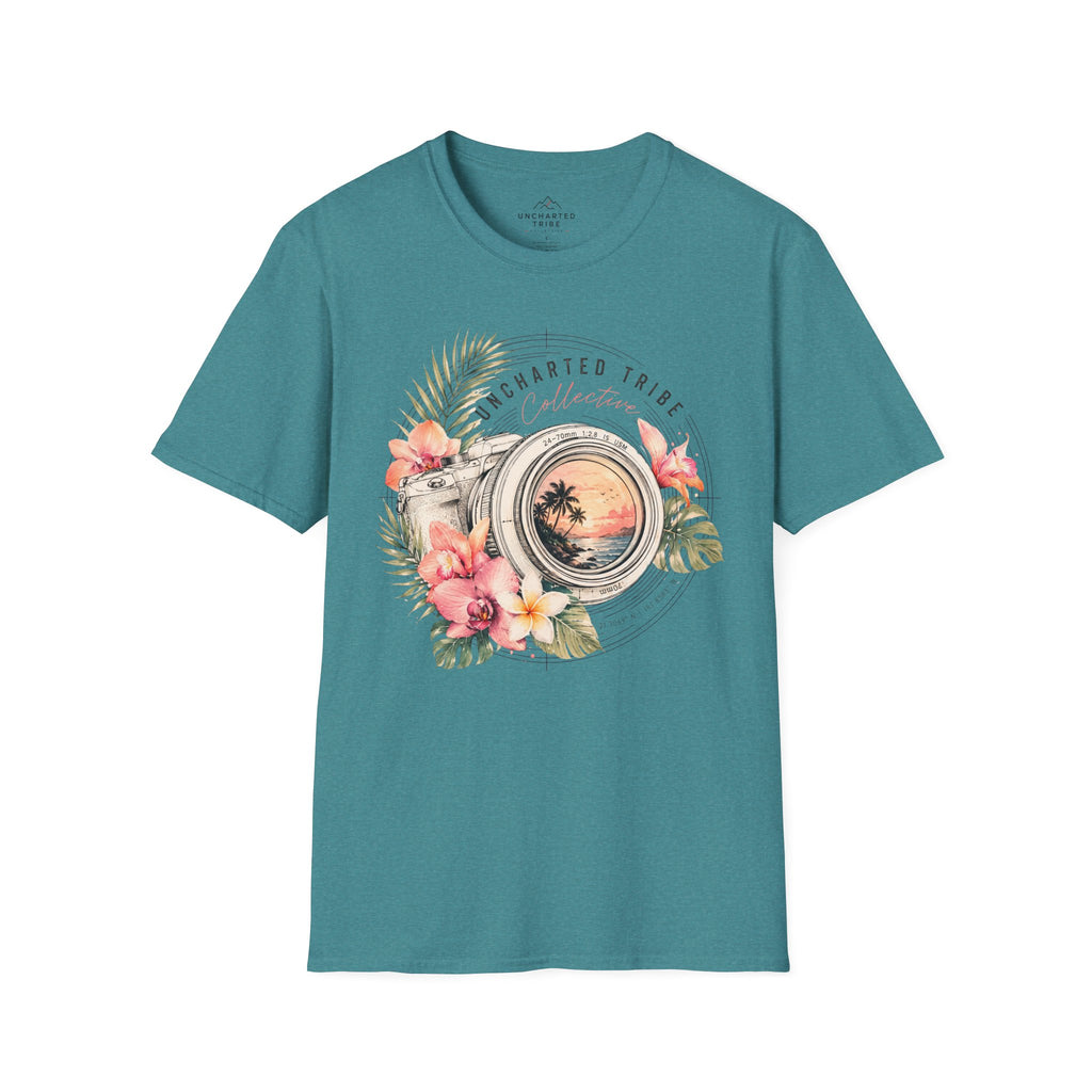 Floral Camera T-Shirt