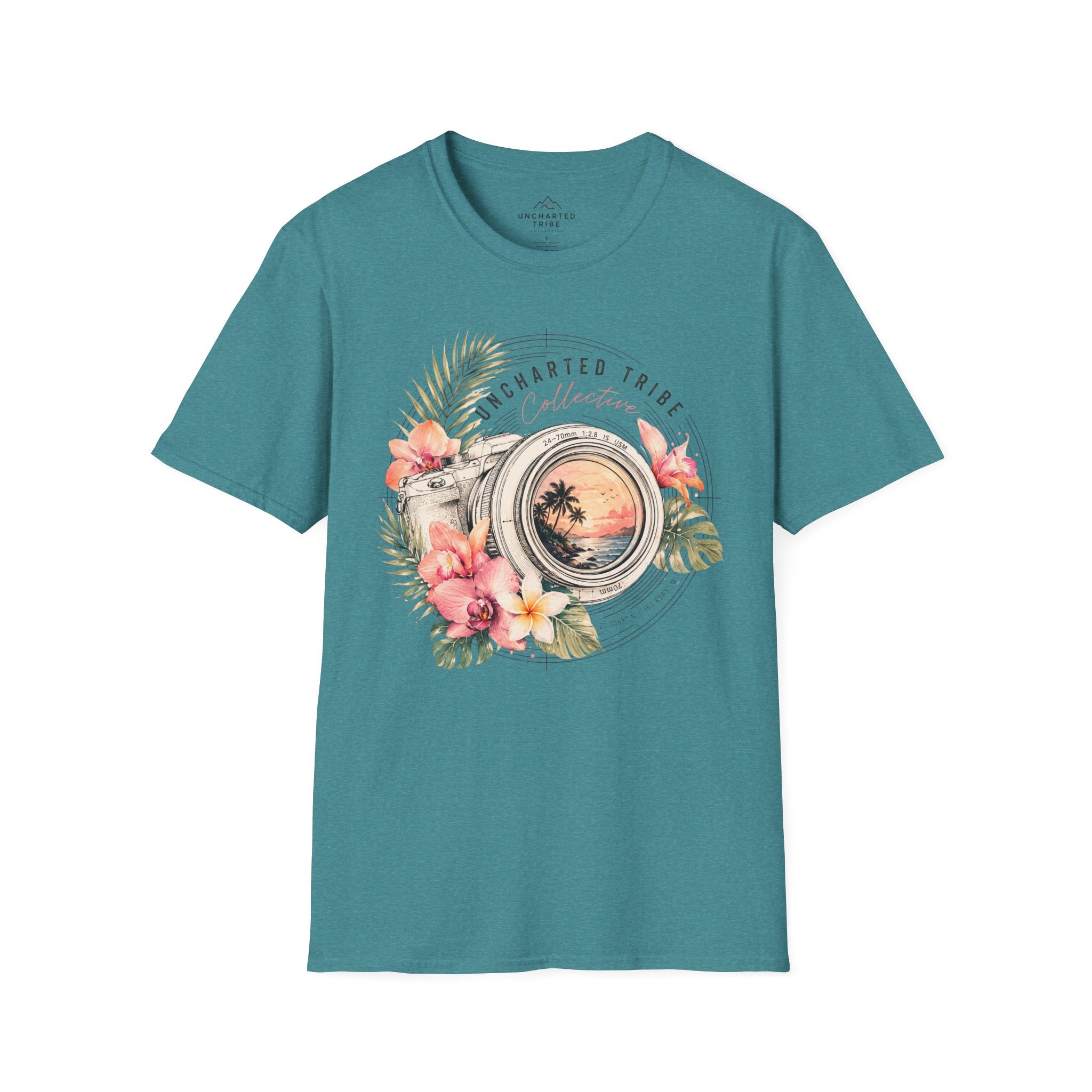 Floral Camera T-Shirt