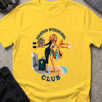 Vacation Withdrawal Club pt. II T-Shirt in Daisy, front view.