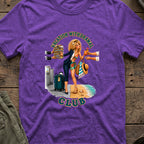 Vacation Withdrawal Club pt. II T-Shirt in Heather Purple, front view.