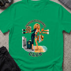 Vacation Withdrawal Club pt. II T-Shirt in Kelly Green, front view.