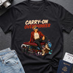 Carry-On Overthinker Part II in Black, front view.