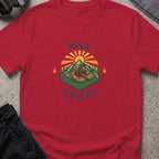 Hill Yeah T-Shirt in Antique Cherry Red, front view.