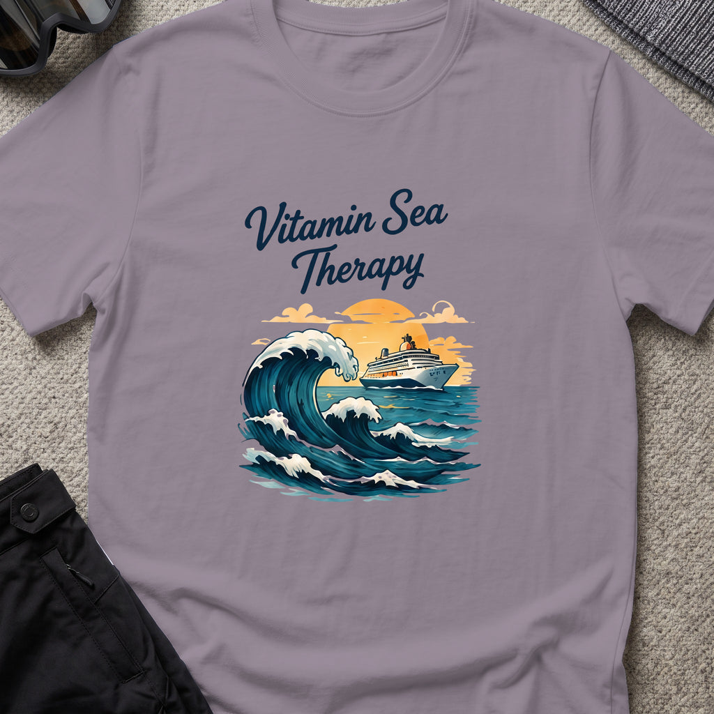 Vitamin Sea Therapy T-Shirt — Big Wave in Paragon, front view.