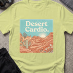 Desert Cardio T-Shirt in Pistachio, front view.