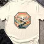 Always Chasing Horizons T-Shirt in Natural, front view.