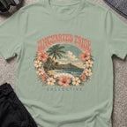 Vintage Uncharted Tribe Collective T-Shirt in Sage, front view.