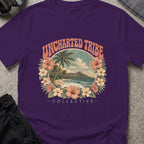 Vintage Uncharted Tribe Collective T-Shirt in Purple, front view.