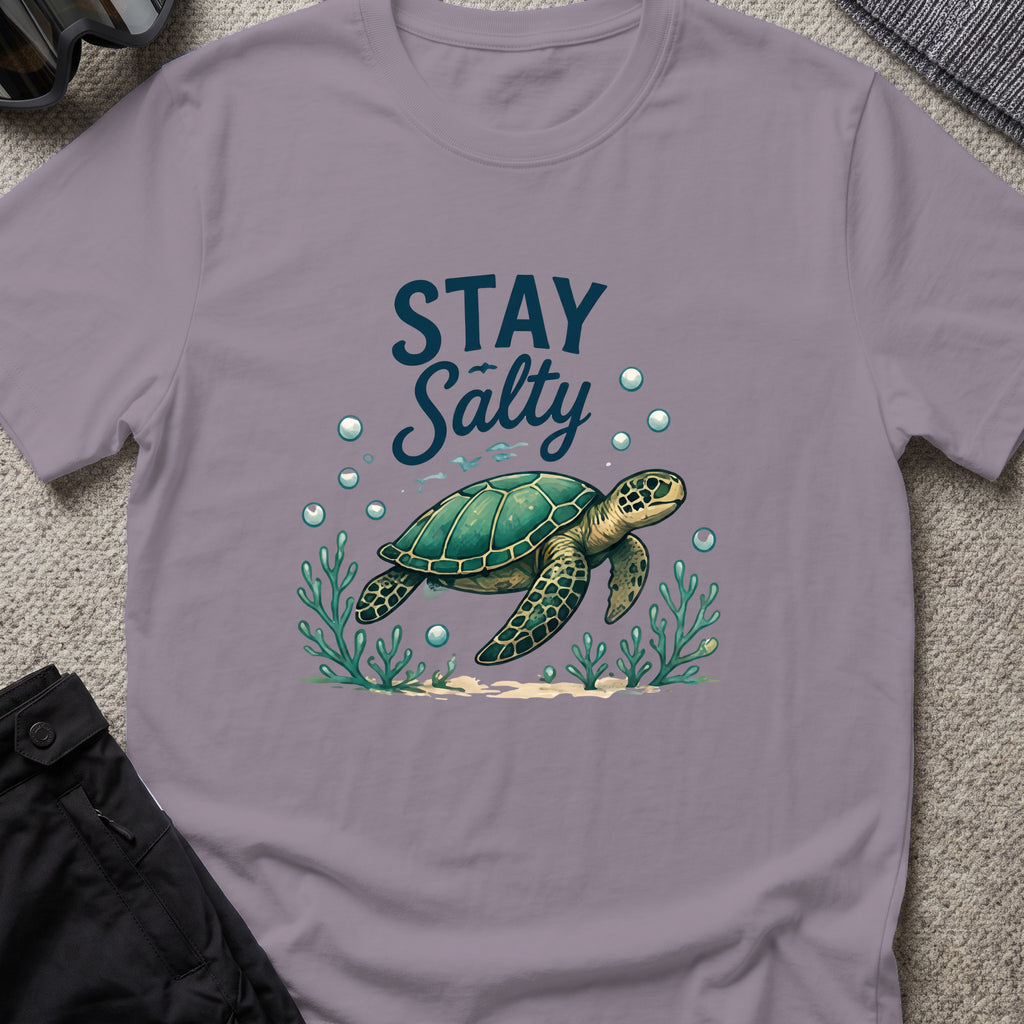 Stay Salty T-Shirt in Paragon, front view.