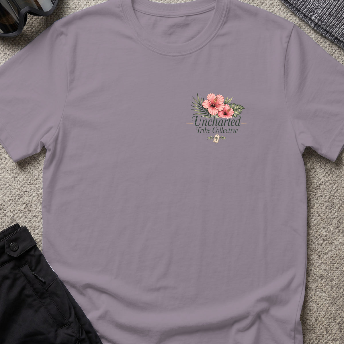 Packed the Island T-Shirt in Paragon, front view.