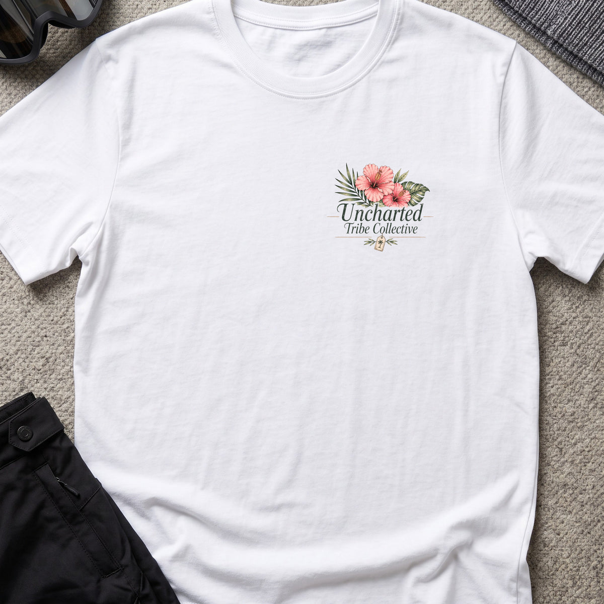 Packed the Island T-Shirt in White, front view.