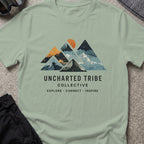 Connect and Inspire T-Shirt in Sage, front view.