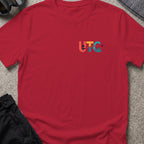 Uncharted Tribe Collective T-Shirt — Shoreline Seal in Antique Cherry Red, front view.