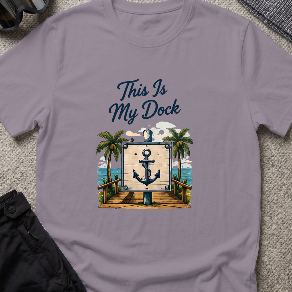 This Is My Dock T-Shirt — Anchor in Paragon, front view.