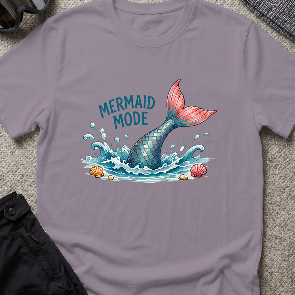 Mermaid Mode T-Shirt in Paragon, front view.