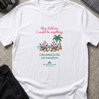 I Can Be Anything T-Shirt in White, front view.
