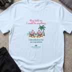 I Can Be Anything T-Shirt in Light Blue, front view.