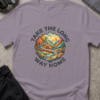 Take the Long Way Home T-Shirt in Paragon, front view.