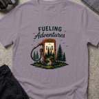 Fueling Adventures T-Shirt in Paragon, front view.