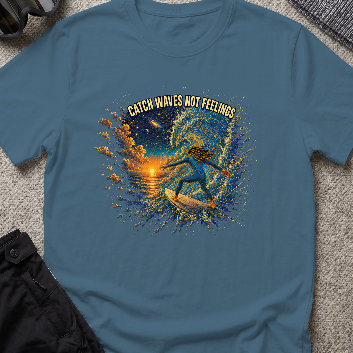 Sunset Wave Rider T-Shirt