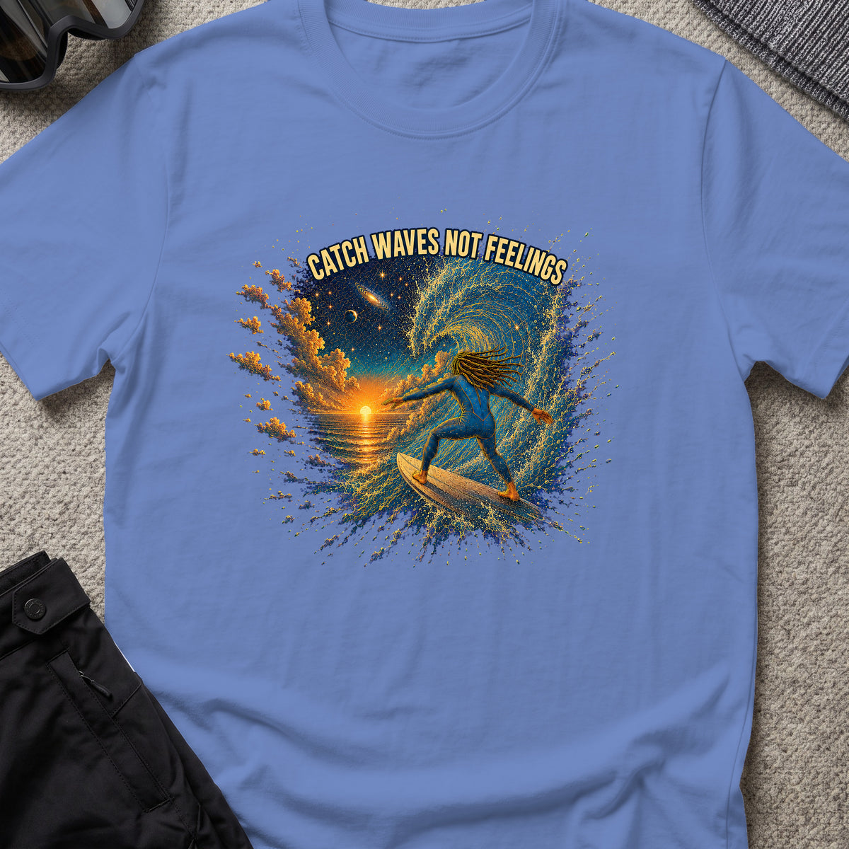 Sunset Wave Rider T-Shirt