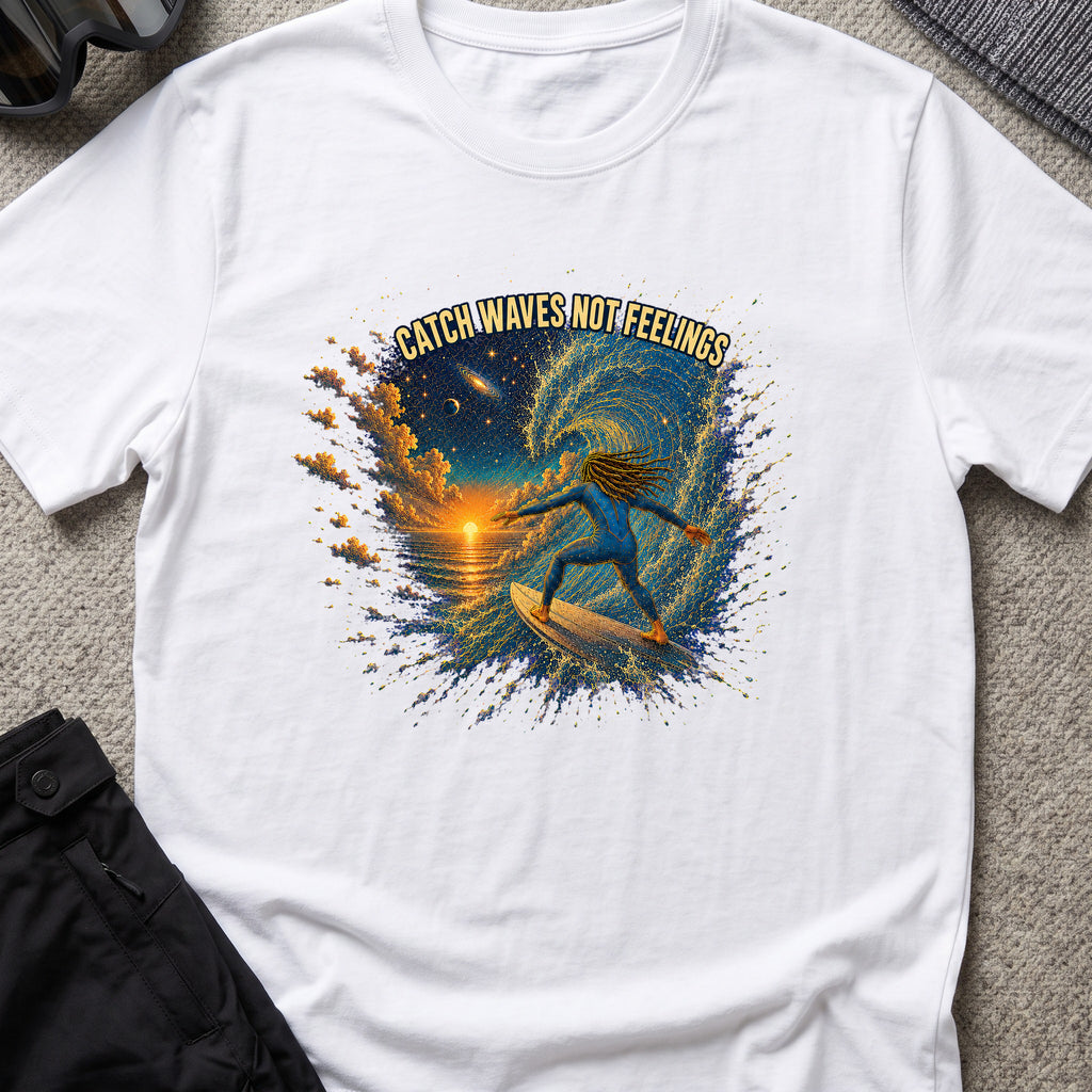 Sunset Wave Rider T-Shirt