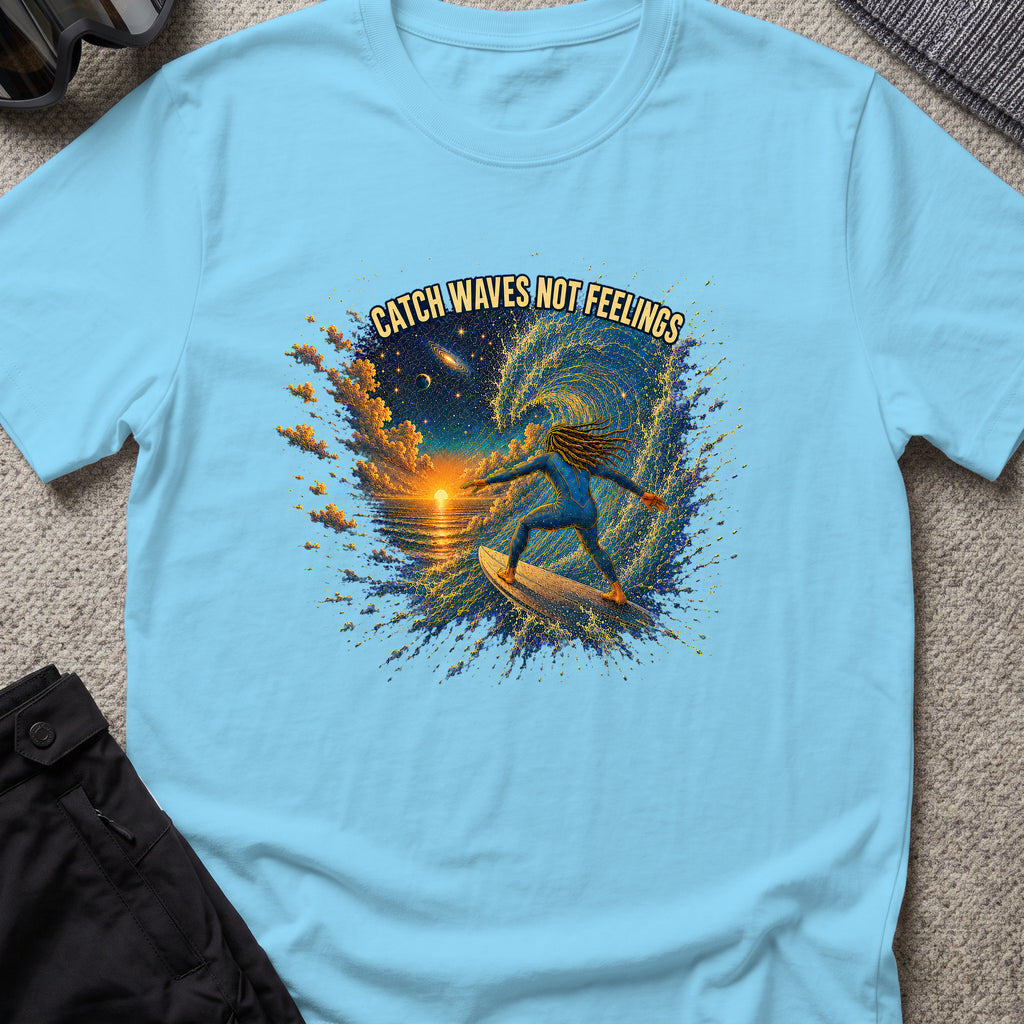 Sunset Wave Rider T-Shirt