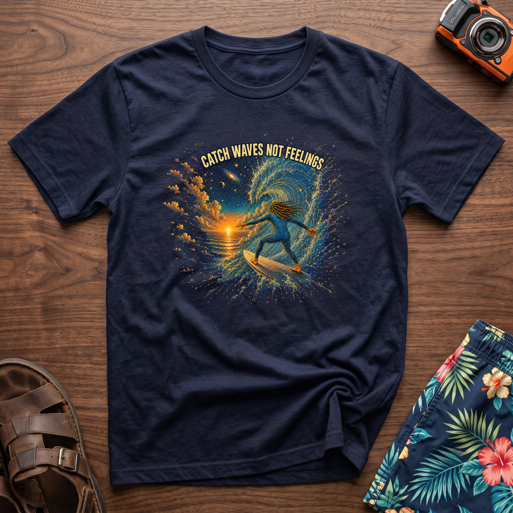 Sunset Wave Rider T-Shirt