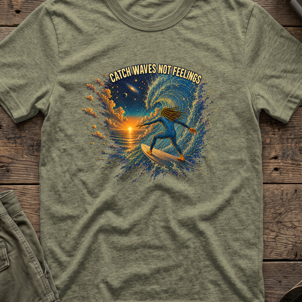 Sunset Wave Rider T-Shirt