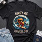 Easy as Pie T-Shirt in Black, front view.