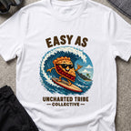 Easy as Pie T-Shirt in White, front view.
