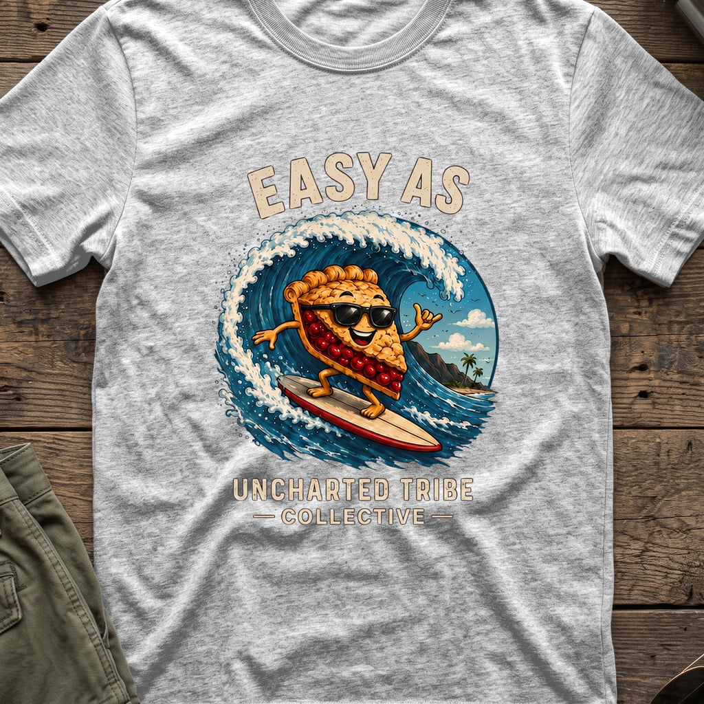 Easy as Pie T-Shirt in Sport Grey, front view.
